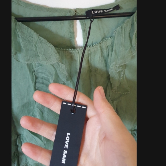 NWT Love Sam ruffle blouse - Picture 6 of 8